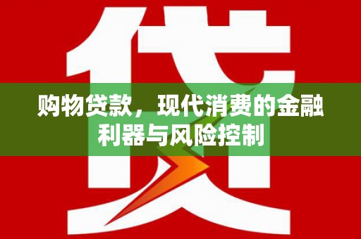 丹阳购物贷款，现代消费的金融利器与风险控制