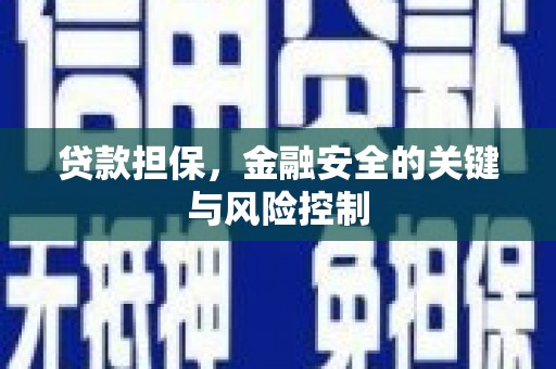 丹阳贷款担保，金融安全的关键与风险控制